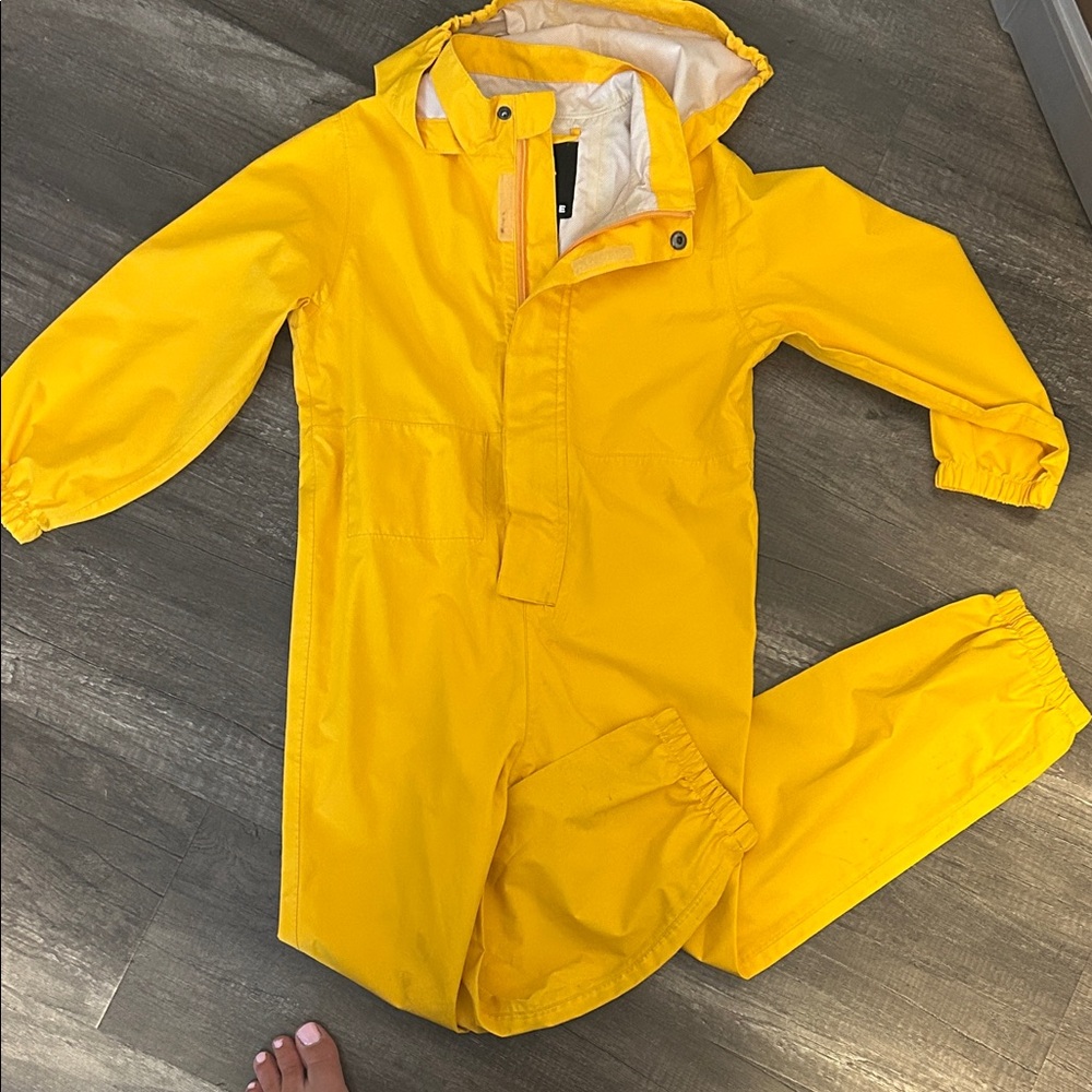 Ripzone Sunny Yellow Kids Hooded Jumpsuit